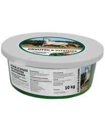 mymin Leckmasse Pferd mit Kräutern, 10 kg Kräuter + Vitamine 